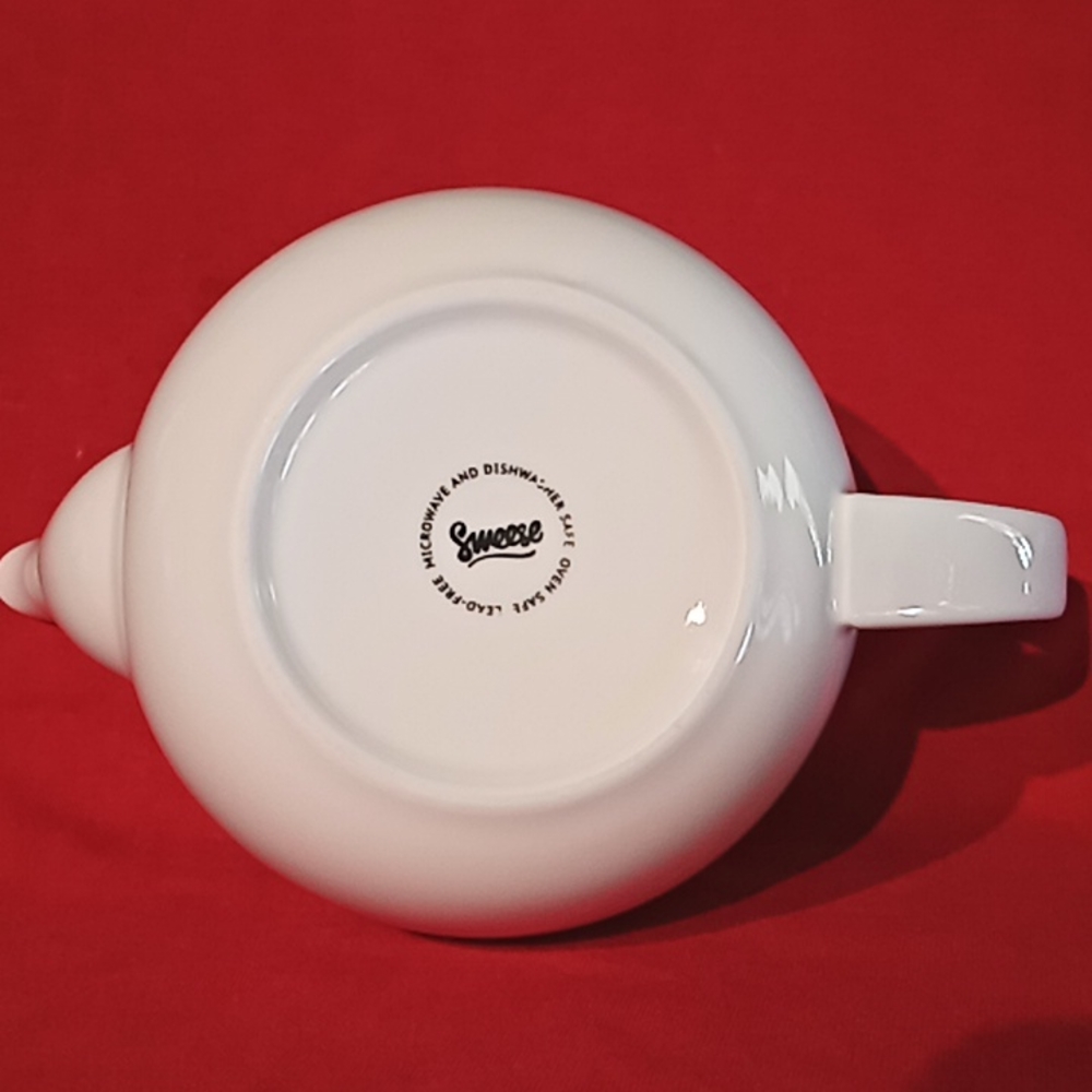SWEESE Porcelain Tea Pot With Stainless Steel Infuser. 27 oz. Flawless Condition - Picture 13 of 16